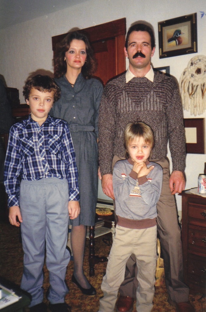 A family portrait, 1980s