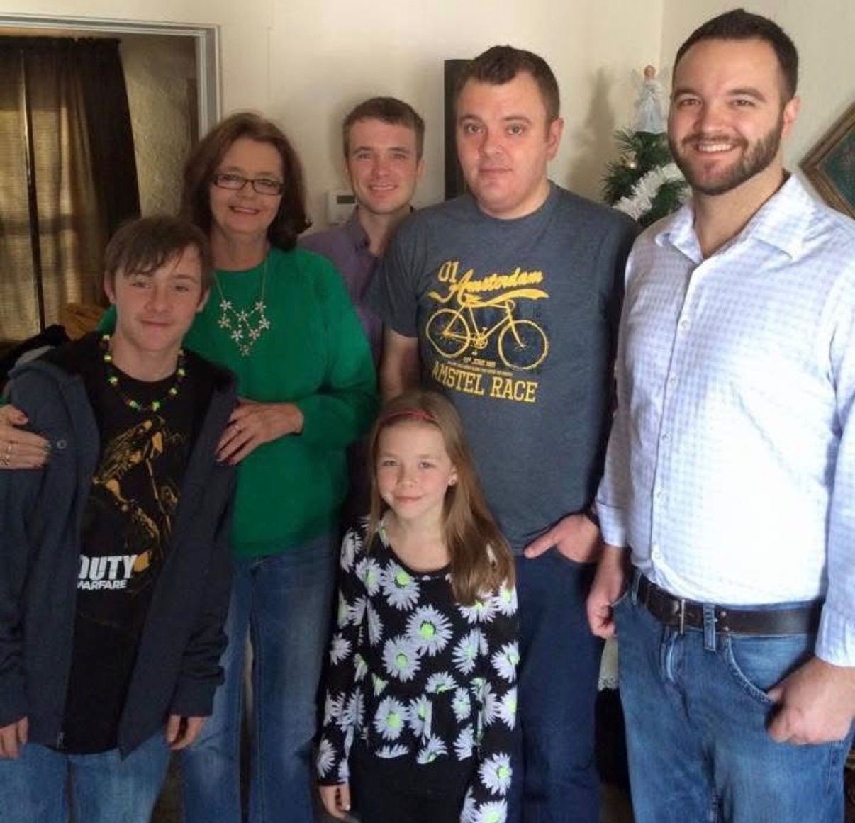 Rebecca with her children and grandchildren · c. 2013